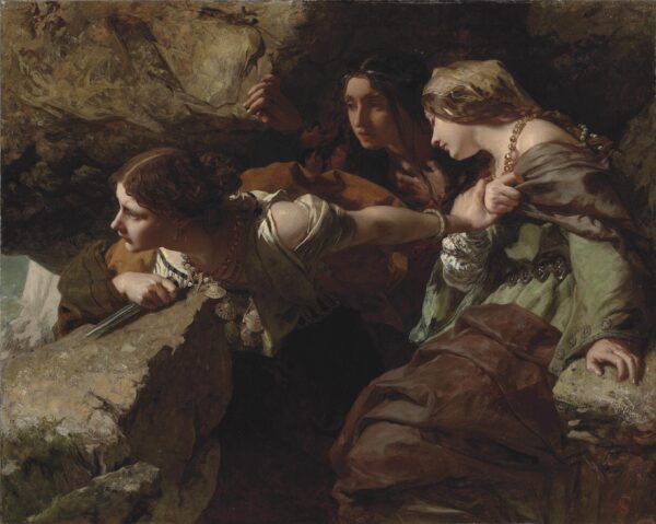 James_Sant_-_Courage,_Anxiety_and_Despair_-_Watching_the_Battle_