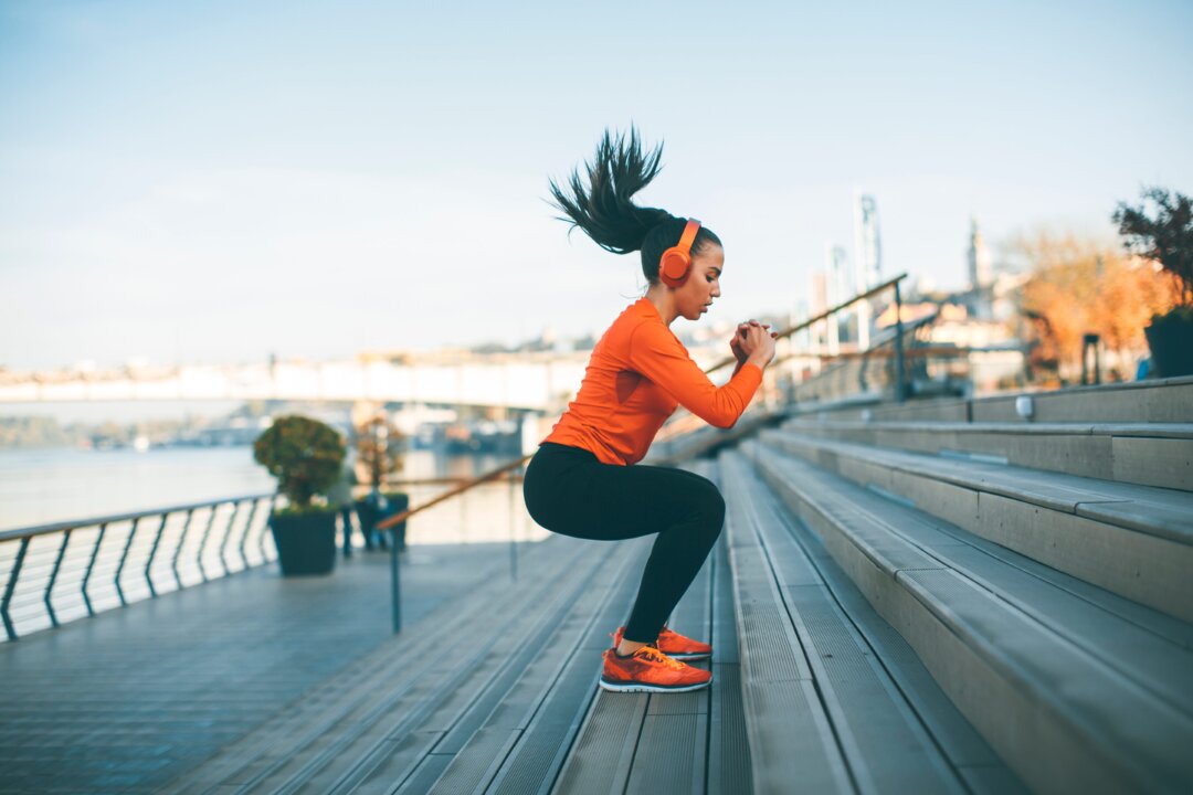 There is plenty of room
outside to go exercise
even with social distancing requirements.
And it can help compensate for bad habits
that come with working
from home. (Goran Bogicevic/Shutterstock)
