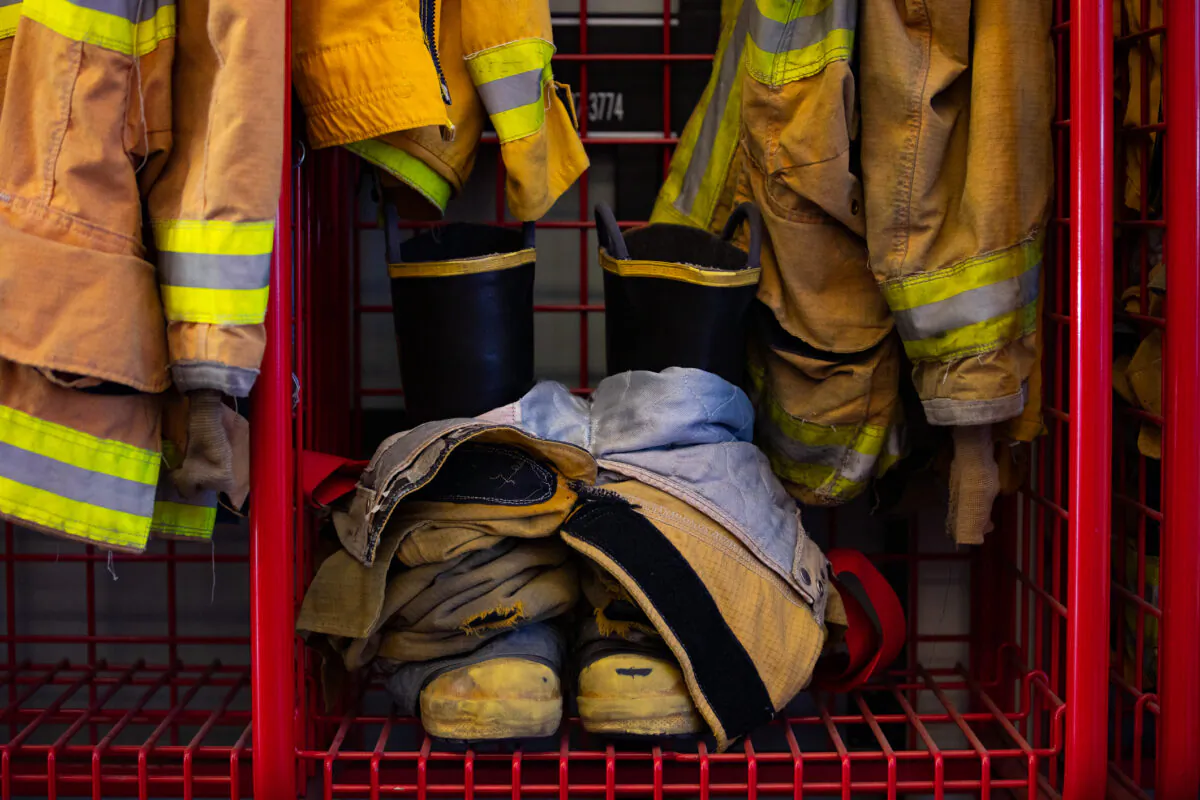 Orange County Fire Authority Engine Number 61 in Buena Park, Calif., on Jan. 15, 2021. (John Fredricks/The Epoch Times)