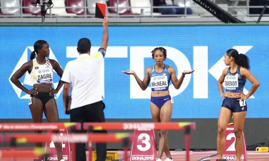 Olympic Hurdles Champion McNeal Denies Testing Positive for Banned Substance