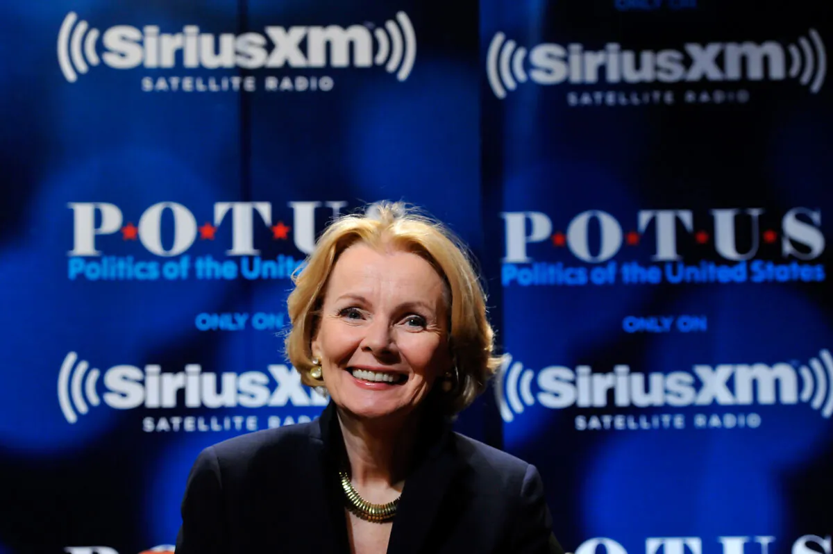 Peggy Noonan at SiriusXM Studio in Washington, D.C. on Nov. 18, 2015.  (Larry French/Getty Images for SiriusXM)