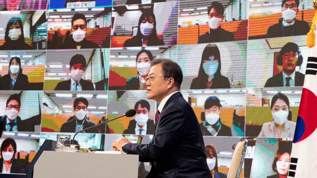South Korean President Moon Jae-in