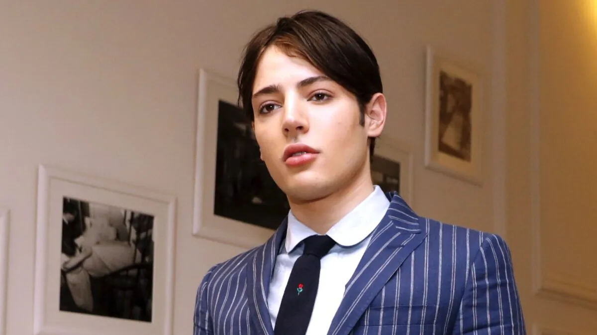 U.S. socialite and model Harry Brant poses before Christian Dior 2016-2017 fall/winter Haute Couture collection fashion show in Paris on July 4, 2016. (Patrick Kovarik/AFP via Getty Images)