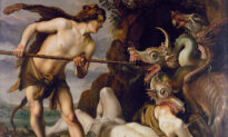 Fearless Cadmus on a Divine Path: ‘Cadmus Slays the Dragon’