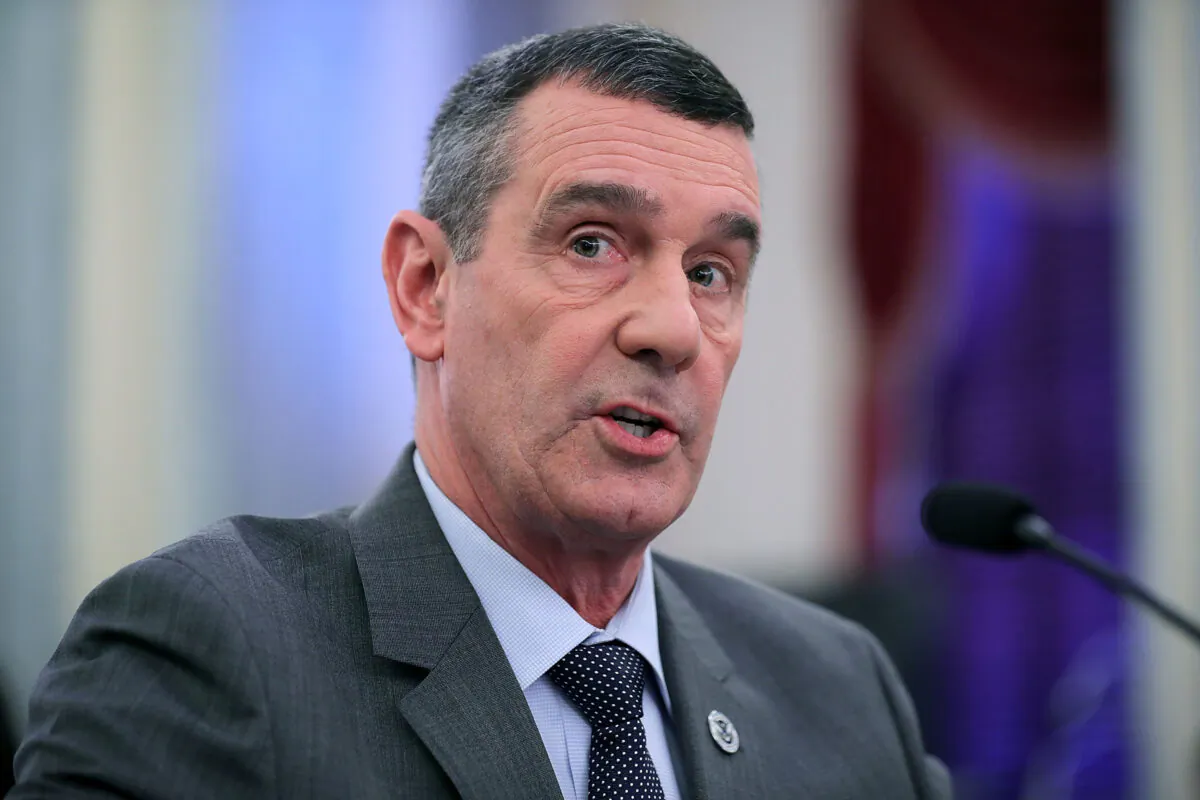 David Pekoske testifies in the Russell Senate Office Building on Capitol Hill in Washington on Jan. 23, 2018. (Chip Somodevilla/Getty Images)