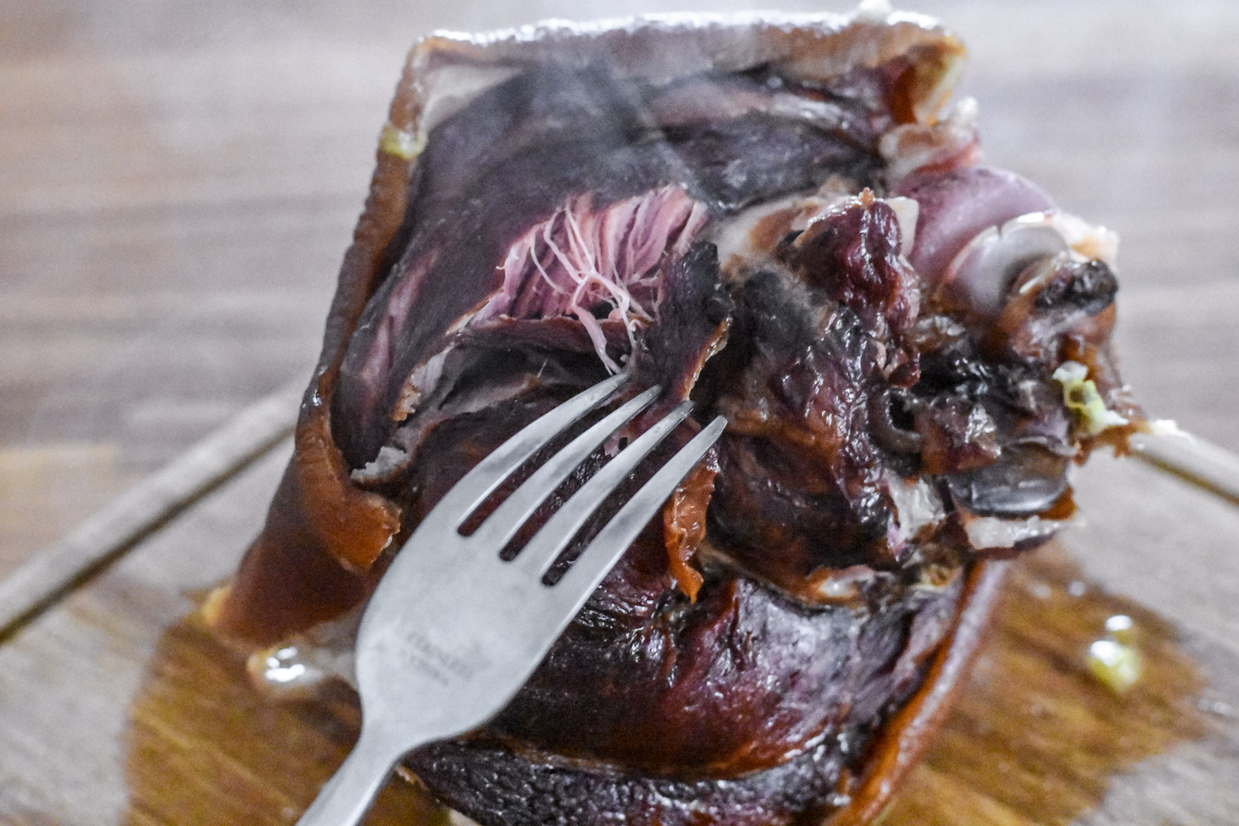 Garbure Soup - fork-tender ham hock