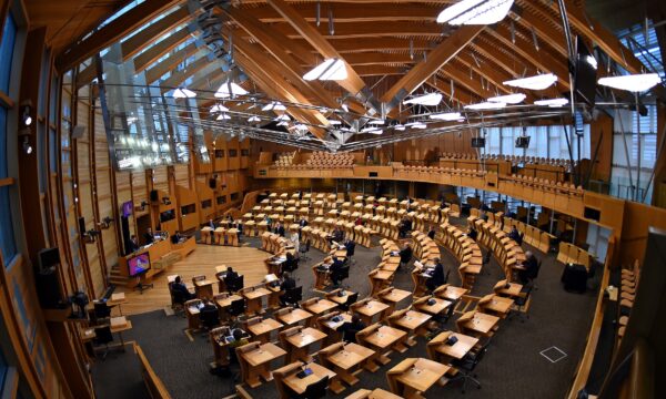 General view during the First Minister's Questions at the Scottish Parliament