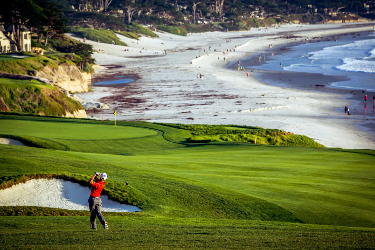 Watching matches online might keep golfers occupied until they can head to the Pebble Beach Golf Course in Northern California again. (Courtesy of Photogolfer/Dreamstime.com)