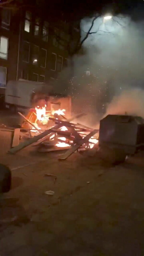 Burning objects