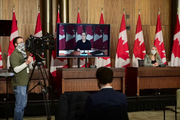 Freeland Hints at Potential Hotel Quarantines for Returning Travellers
