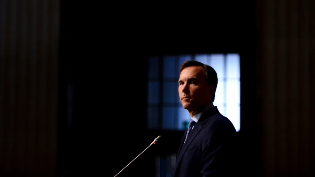 Bill Morneau holds a press conference in Ottawa on July 8, 2020. (Sean Kilpatrick/The Canadian Press)
