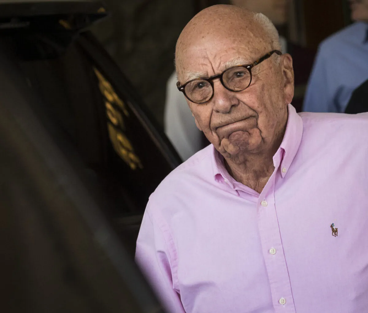 Rupert Murdoch, chairman of News Corp. and co-chairman of 21st Century Fox, arrives at the Sun Valley Resort of the annual Allen & Company Sun Valley Conference in Sun Valley, Idaho, on July 10, 2018. (Drew Angerer/Getty Images)