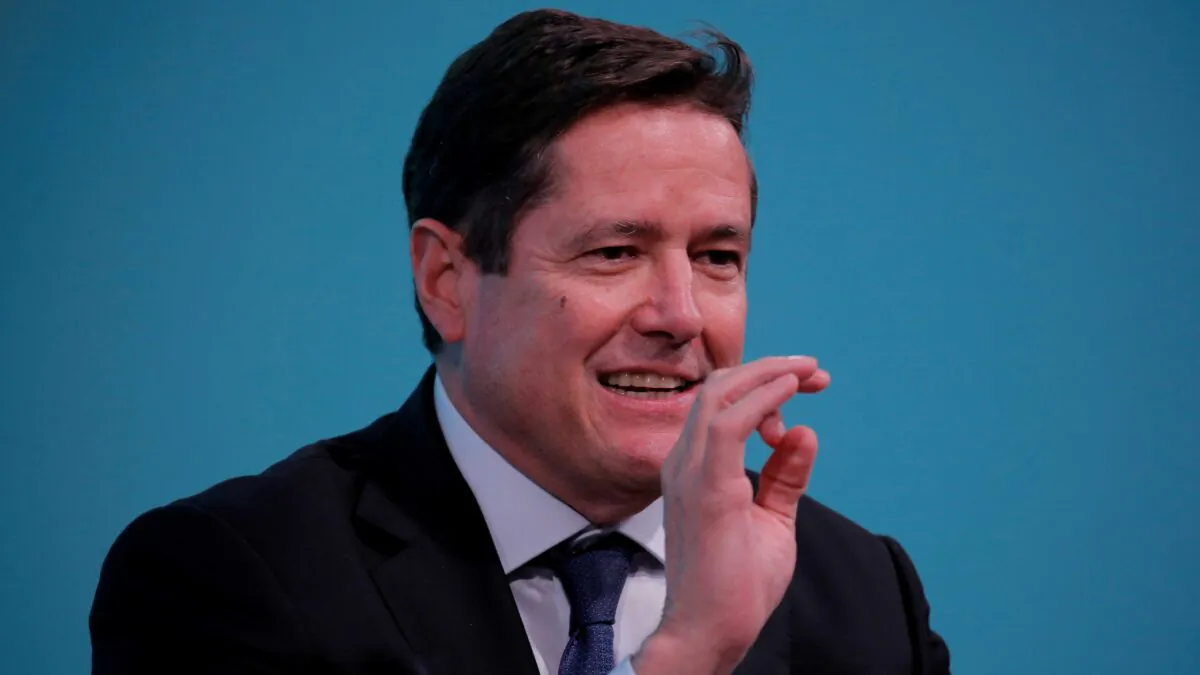 Barclays CEO Jes Staley takes part in the Yahoo Finance All Markets Summit in New York, on Feb. 8, 2017. (Lucas Jackson/Reuters)