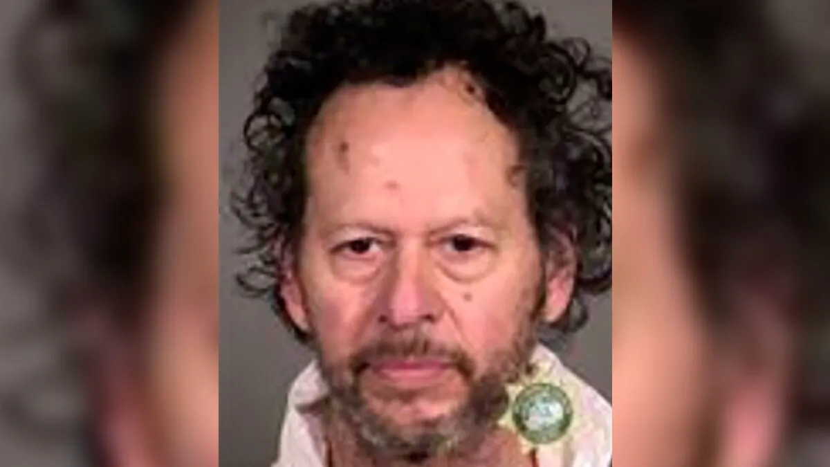 Paul Rivas in a booking photo on Jan. 26, 2021. (Portland Police via AP)