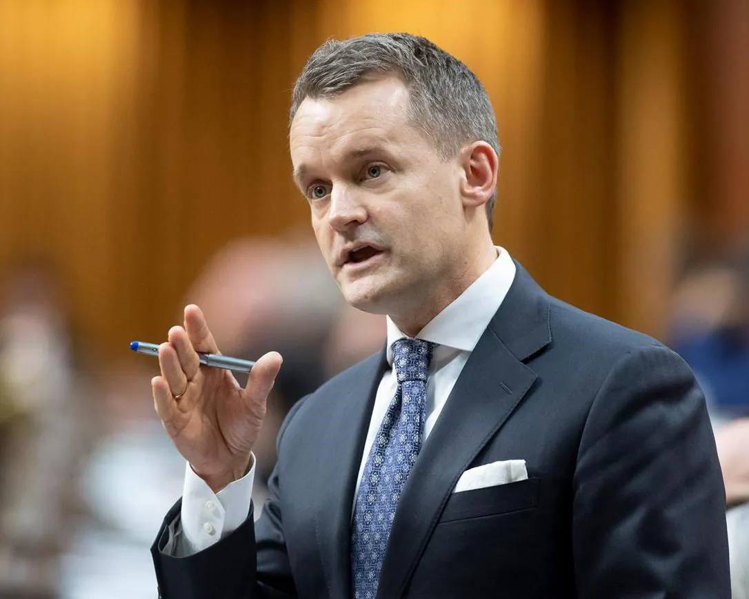 Natural Resources Minister Seamus O’Regan responds to a question during question period in the House of Commons in Ottawa on Feb. 17, 2020. (Adrian Wyld/The Canadian Press)