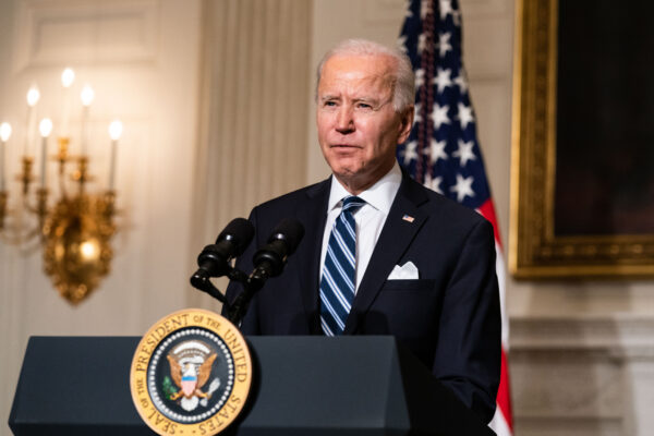 Biden speaks about climate change issues