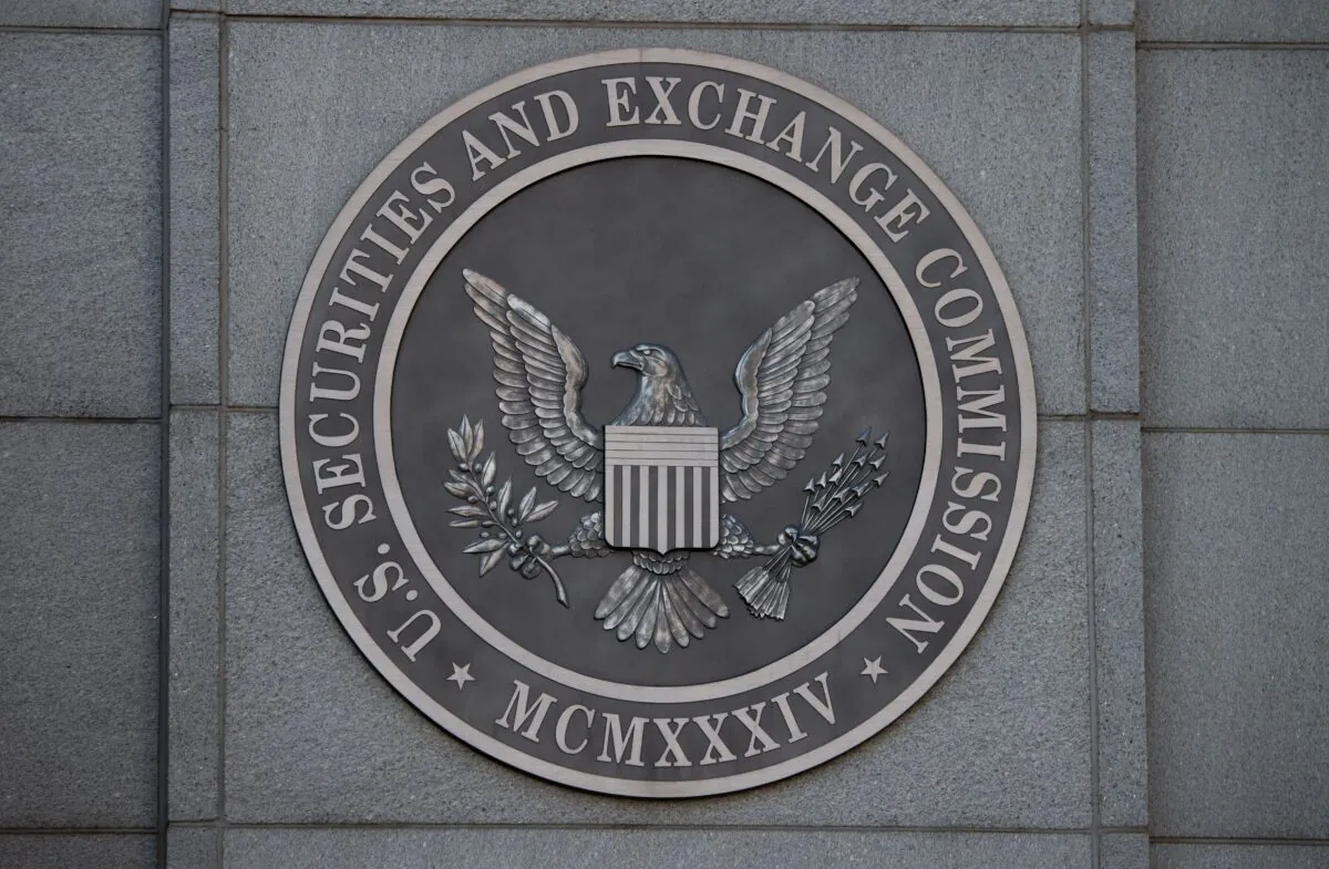 The headquarters of the U.S. Securities and Exchange Commission (SEC) is seen in Washington on Jan. 28, 2021. (Sauk Loeb/AFP via Getty Images)