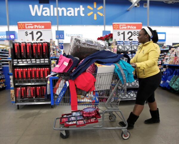 Tasha shops for toys at a Walmart Store in Chicago