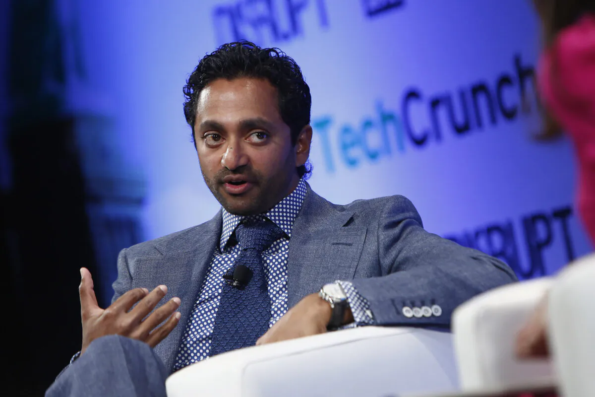 Former Facebook executive Chamath Palihapitiya speaks during a conference in New York City on April 29, 2013. (Brian Ach/Getty Images for TechCrunch)