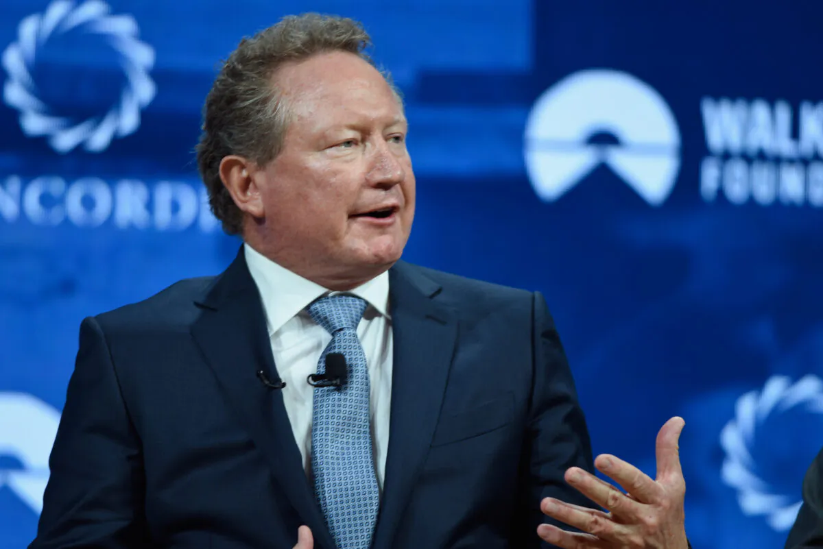 Andrew Forrest, Chairman, Minderoo Foundation speaks at The 2017 Concordia Annual Summit at Grand Hyatt New York on September 19, 2017 in New York City.  (Riccardo Savi/Getty Images for Concordia Summit)