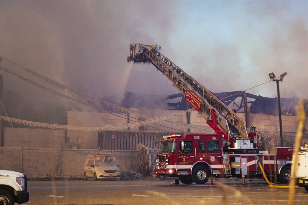 Crews Battle Flames, Cold, Wind in Huge Recycling Plant Fire | The ...