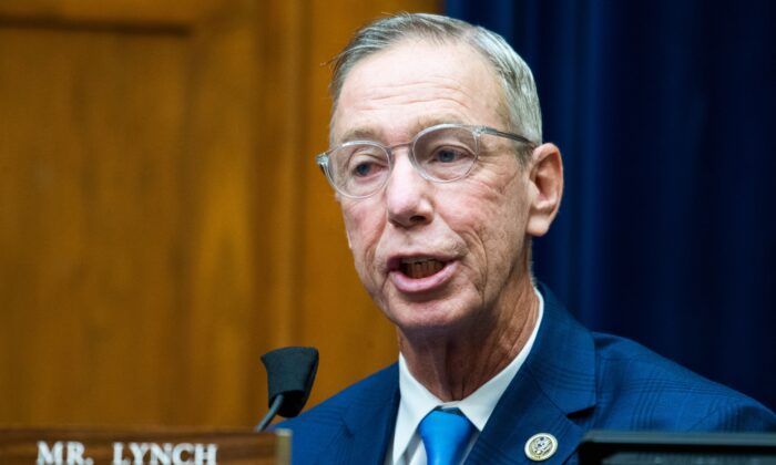 Rep. Stephen Lynch (D-Mass.) speaks during a hearing in Washington on Aug. 24, 2020. (Tom Williams/Pool/AFP via Getty Images)