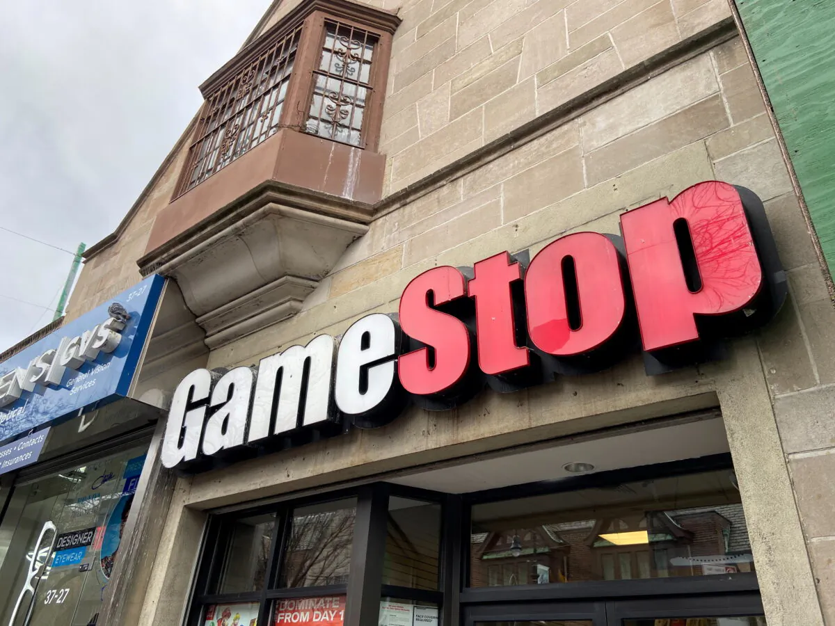 A GameStop store in the Jackson Heights neighborhood of New York City on Jan. 27, 2021. (Nick Zieminski/Reuters)