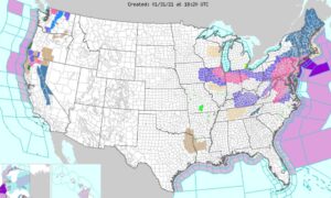 Significant Winter Snowstorm to Hit East Coast, New York, Boston
