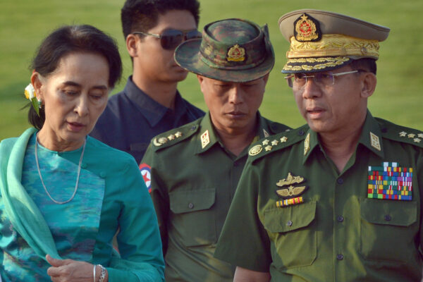 Aung San Suu Kyi, Min Aung Hlaing