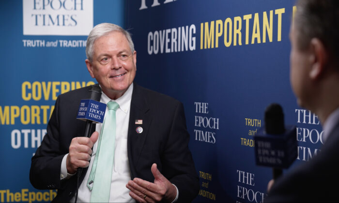 Rep. Ralph Norman (R-S.C.) during an interview with The Epoch Times' "American Thought Leaders" program at the Conservative Political Action Conference (CPAC) in Orlando, Fla., on Feb. 27, 2021. (The Epoch Times)