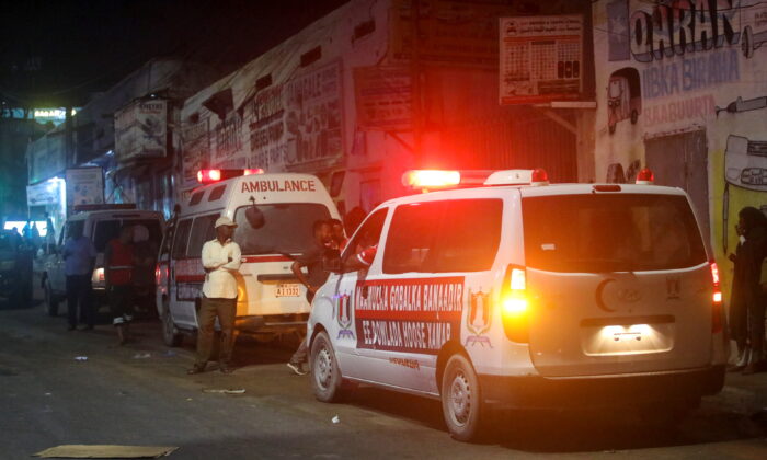 Ambulances are seen in Mogadishu, Somalia, in a file photo. (Feisal Omar/Reuters)