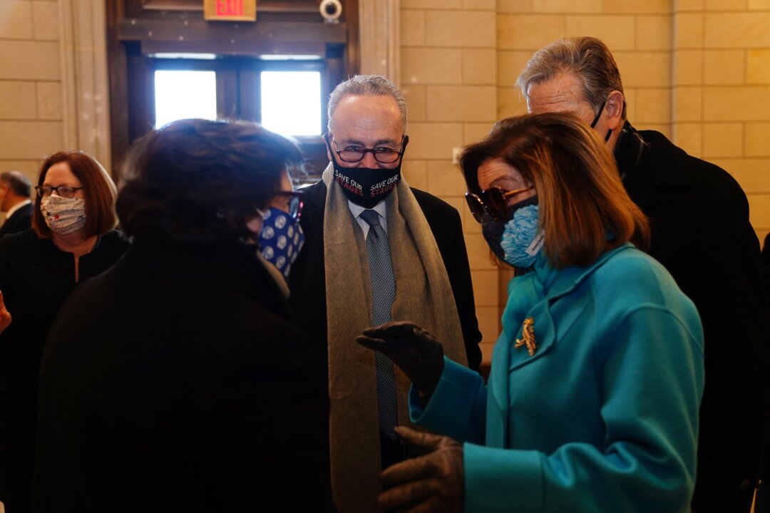 Pelosi, Schumer File Resolution to Let Democrats Pass Relief Package Without GOP Support