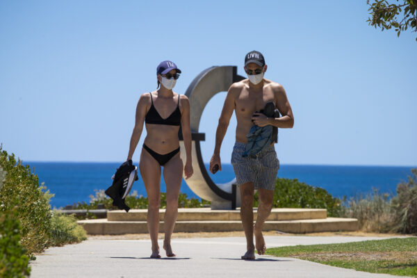 West Australians Adjust To Lockdown Restrictions Following Positive Community COVID-19 Case