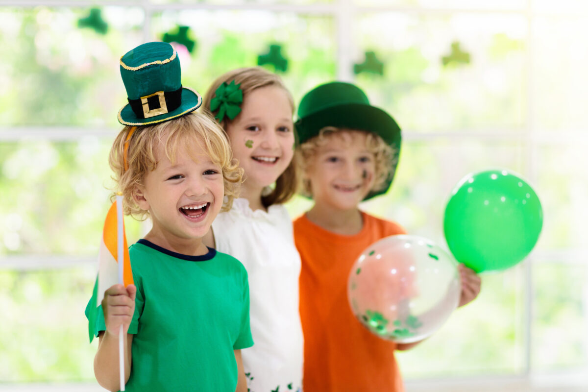 Enlist the kids in making decorations, or even leprechaun traps on the night before the holiday. (FamVeld/Shutterstock)