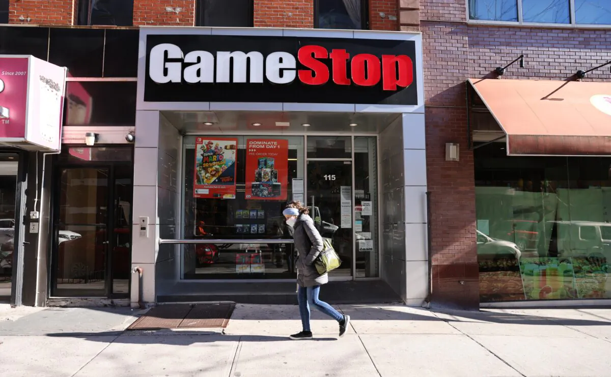 A GameStop store in Brooklyn in New York City on Jan. 28, 2021. (Spencer Platt/Getty Images)
