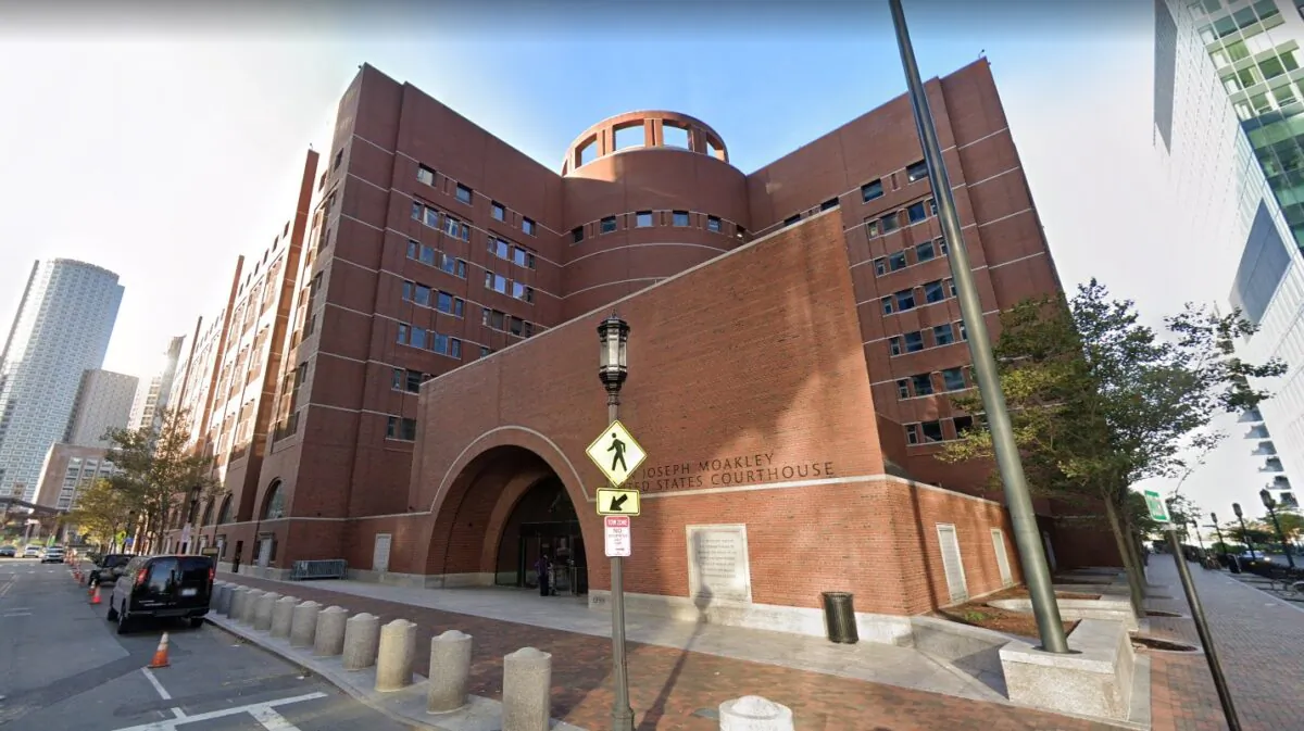 The courthouse of the U.S. Circuit Court of Appeals for the 1st Circuit in Boston on Feb. 4, 2021. (screenshot/Google Maps)