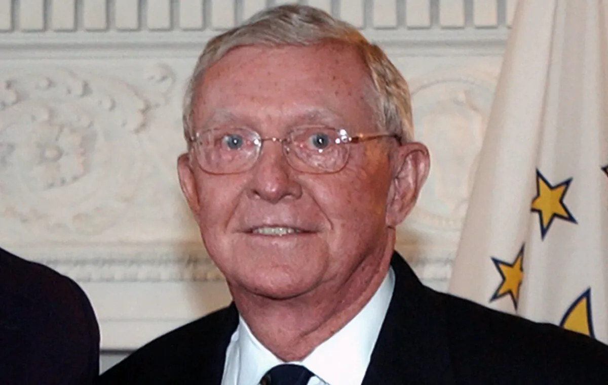 Tennis Hall of Famer Tony Trabert at the Statehouse in Providence, R.I., on June 7, 2004. (Victoria Arocho/AP Photo)