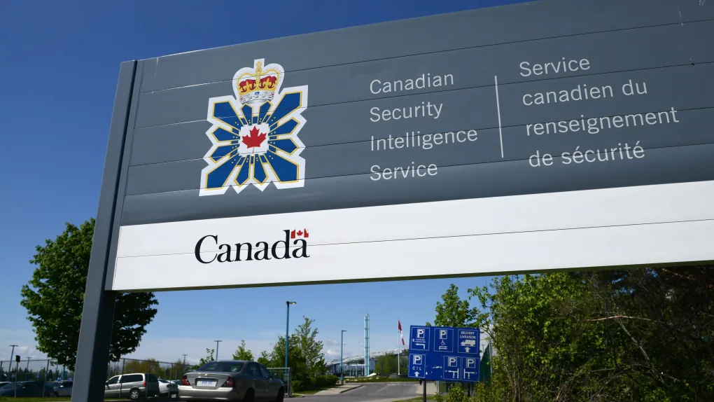 A sign for the Canadian Security Intelligence Service building is shown in Ottawa in this file photo. (Sean Kilpatrick / The Canadian Press)