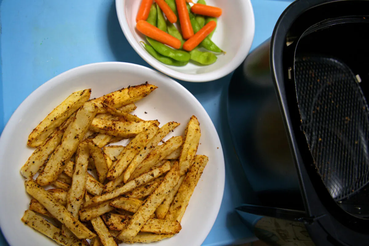 Thanks to the air fryer, it’s never been easier to turn a humble spud into crispy-on-the-outside, creamy-on-the-inside fries. (Dreamstime/TNS)