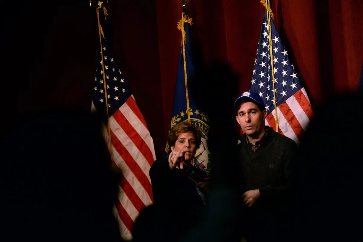 Jennifer Horn, Chairwoman of the New Hampshire Republican Party, at at Concord High School on March 14, 2015 in Concord, New Hampshire. (Darren McCollester/Getty Images)