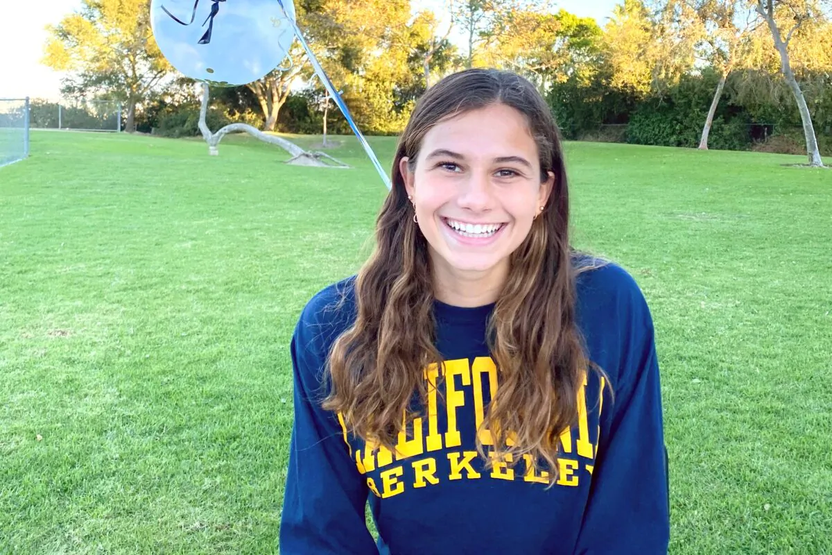 High school senior Jessie Rose plans to play water polo for the University of California–Berkeley beginning in the fall of 2021. (Courtesy of Jessie Rose)