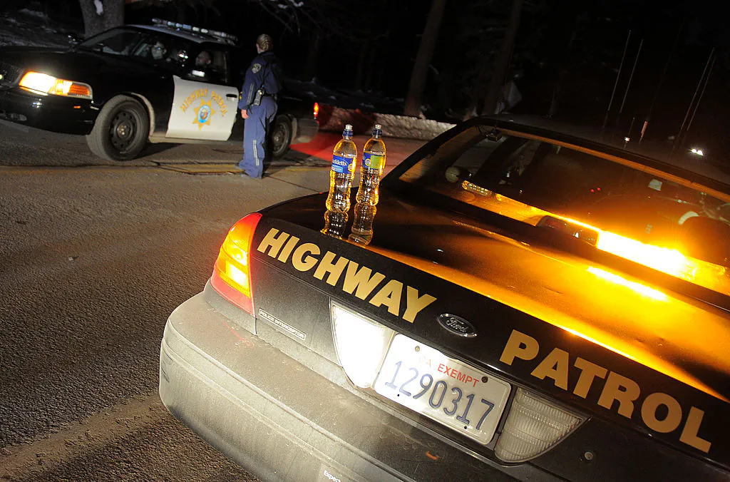 California Highway Patrol officers in a file photo. (Joe Klamar/AFP via Getty Images)