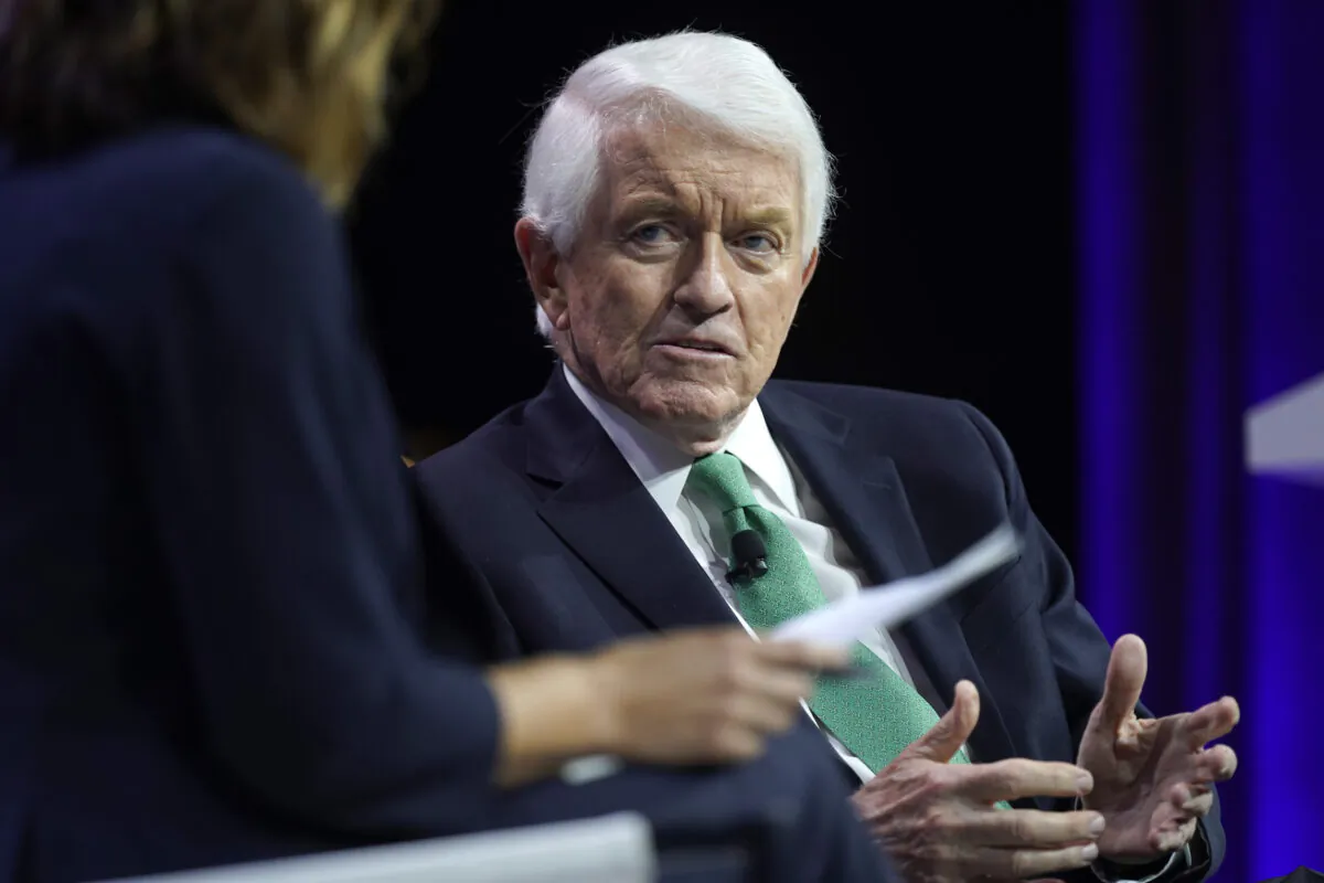 Thomas Donohue, CEO of the U.S. Chamber Of Commerce, speaks onstage during an event at the Grand Hyatt New York in New York, N.Y., on Sept.  23, 2019. (Riccardo Savi/Getty Images for Concordia Summit)