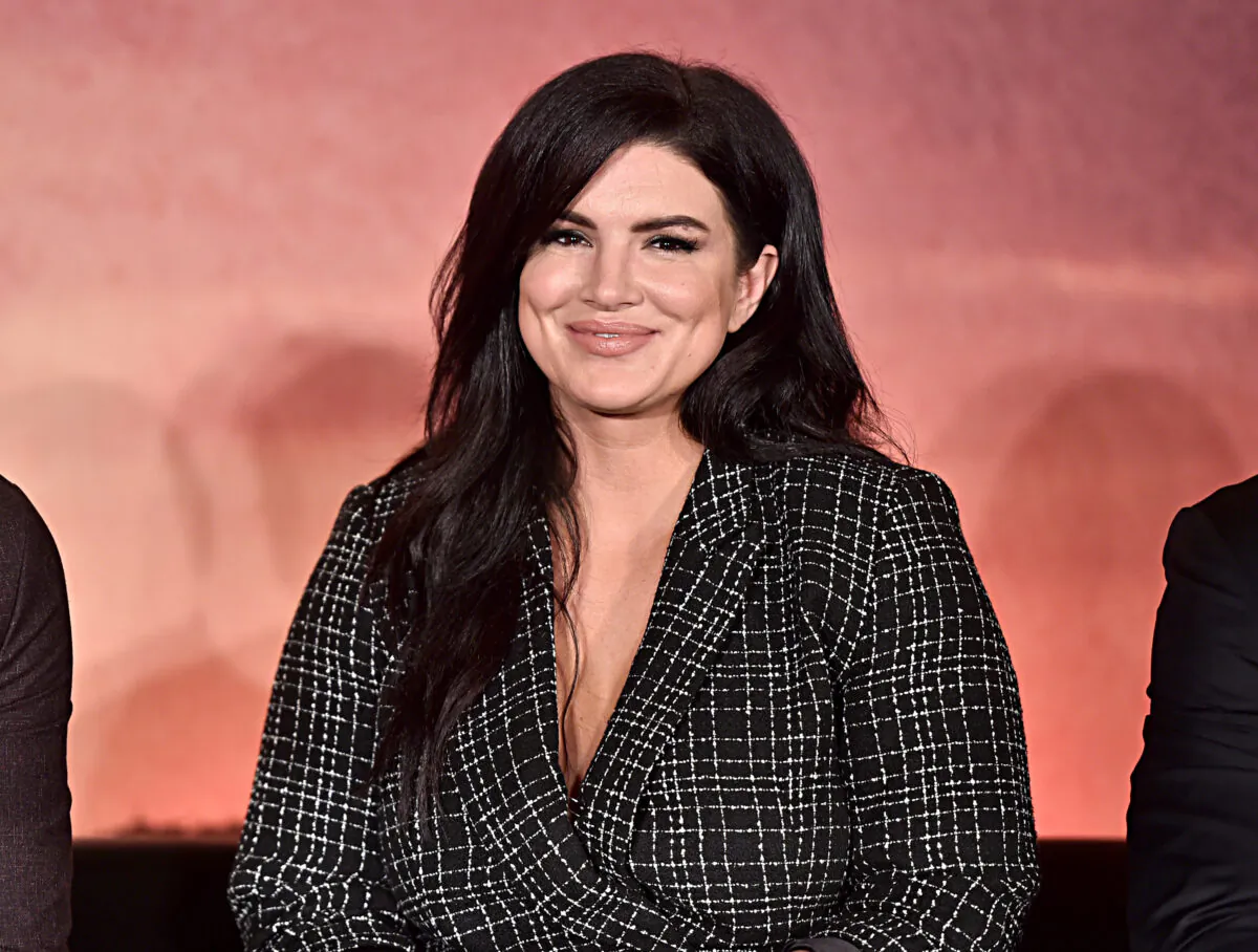 Actress Gina Carano of Lucasfilm's "The Mandalorian" at the Disney+ Global Press Day in Los Angeles, Calif., on Oct. 19, 2019. (Alberto E. Rodriguez/Getty Images for Disney)