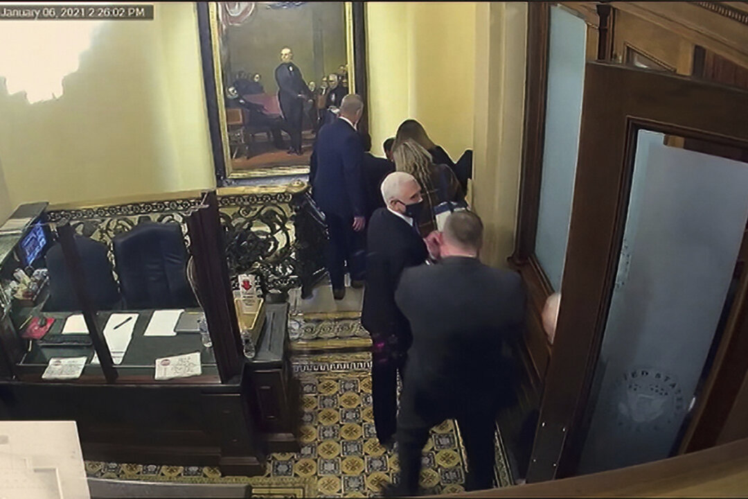 Newly Shown Videos Show Where Pence, Pelosi Went After Capitol Breach on Jan. 6