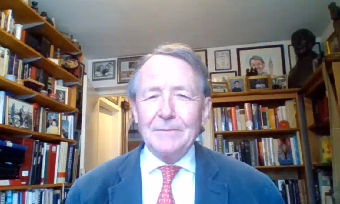 Lord Alton of Liverpool speaks to The Epoch Times during an online interview on Feb. 12, 2021. (The Epoch Times/Screenshot)