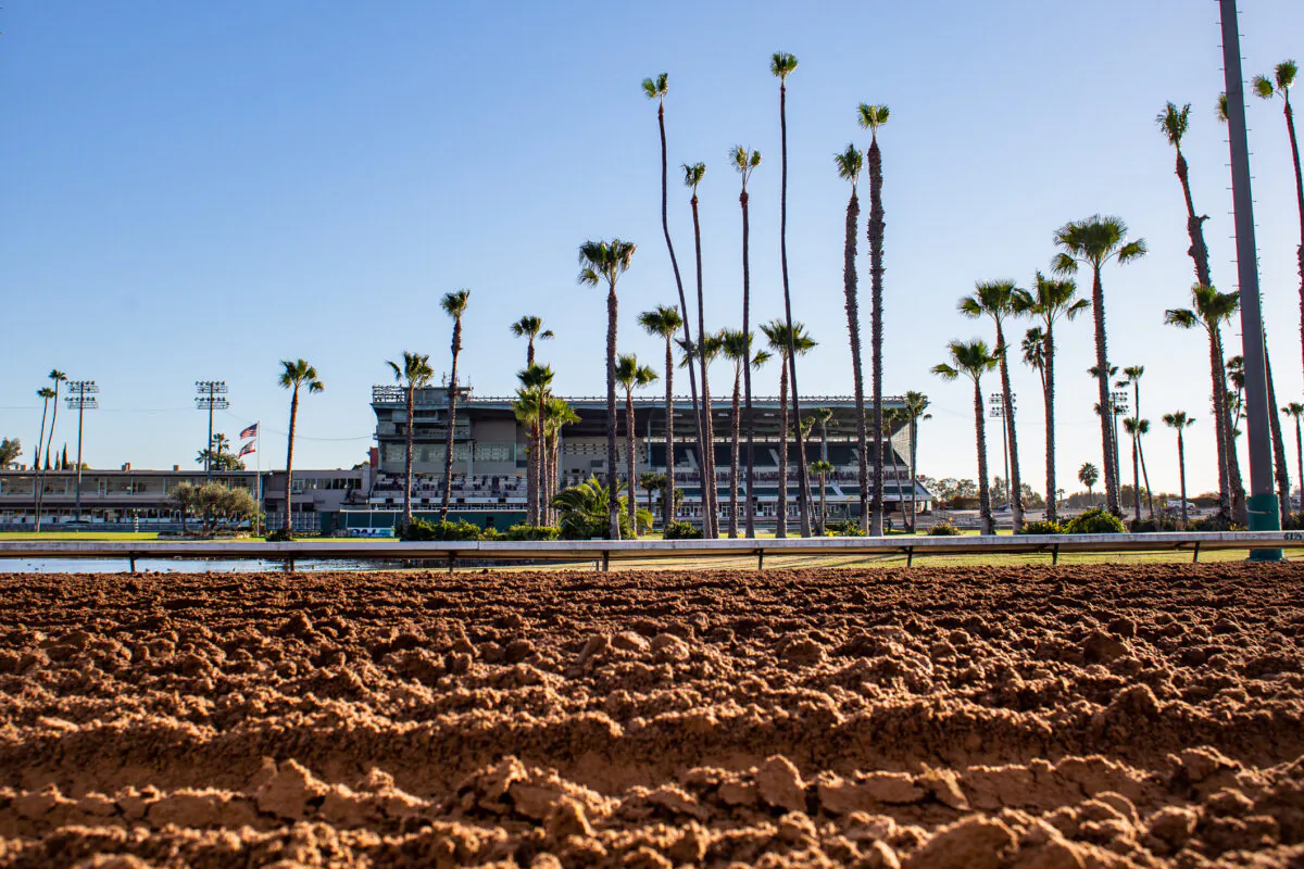 Los Alamitos Race Course in Los Alamitos, Calif., on Jan. 21, 2021. (John Fredricks/The Epoch Times)