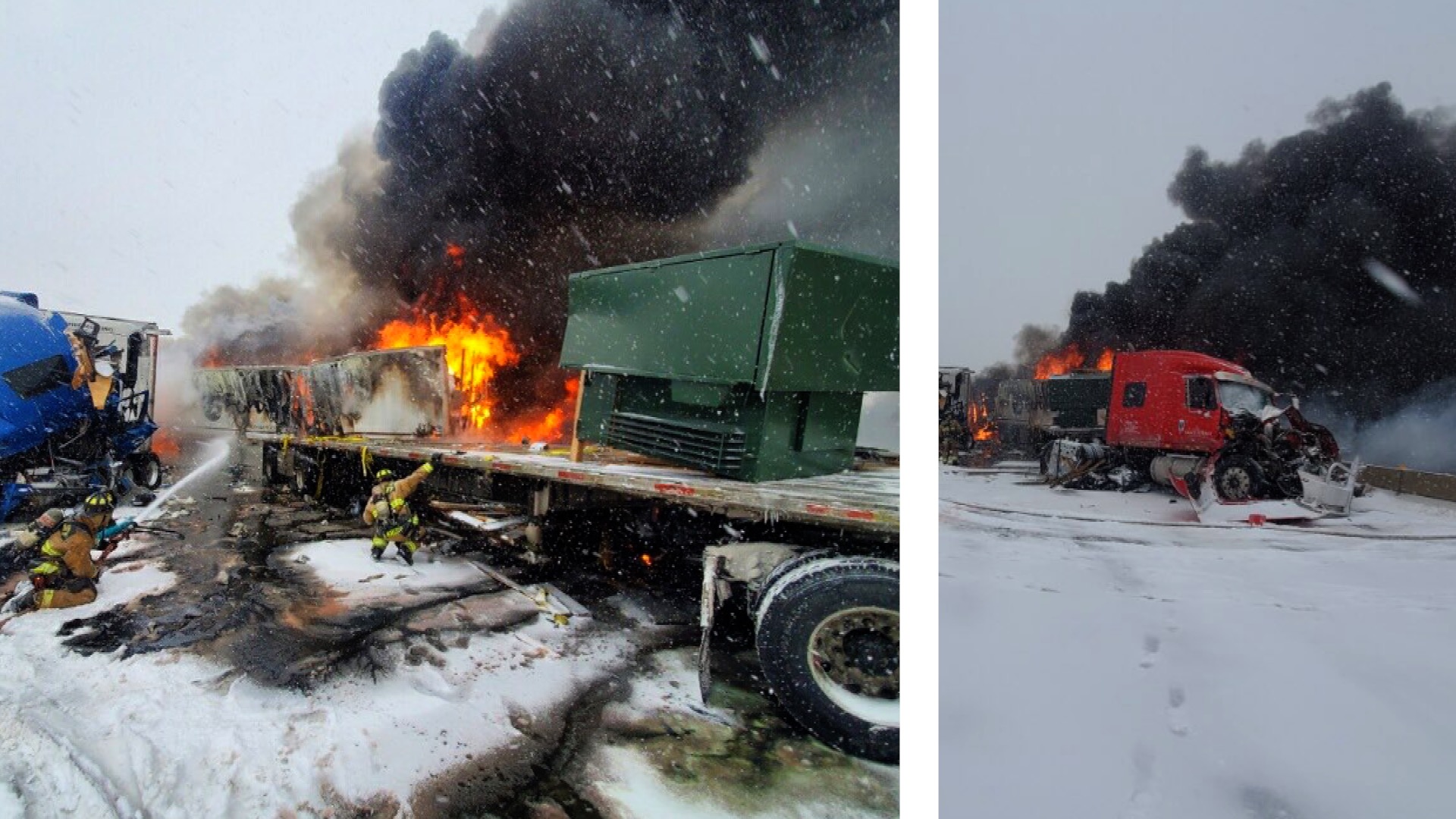 Fiery Multi-Vehicle Crash in Oklahoma Forces Highway Closure, Injuries Reported - Vimarsana News