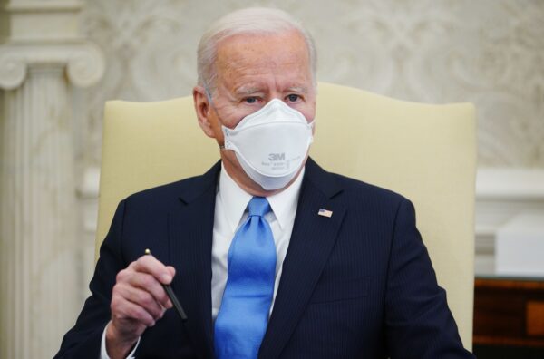U.S. President Joe Biden speaks