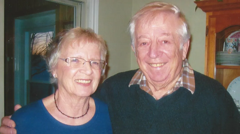 Lonny and Kendyl Terris in an undated handout photo. A Riverview, N.B. woman wants to hear an apology after her mother was kicked out of a hospital for holding her father's hand. (The Canadian Press/HO - Kim Crevatin)